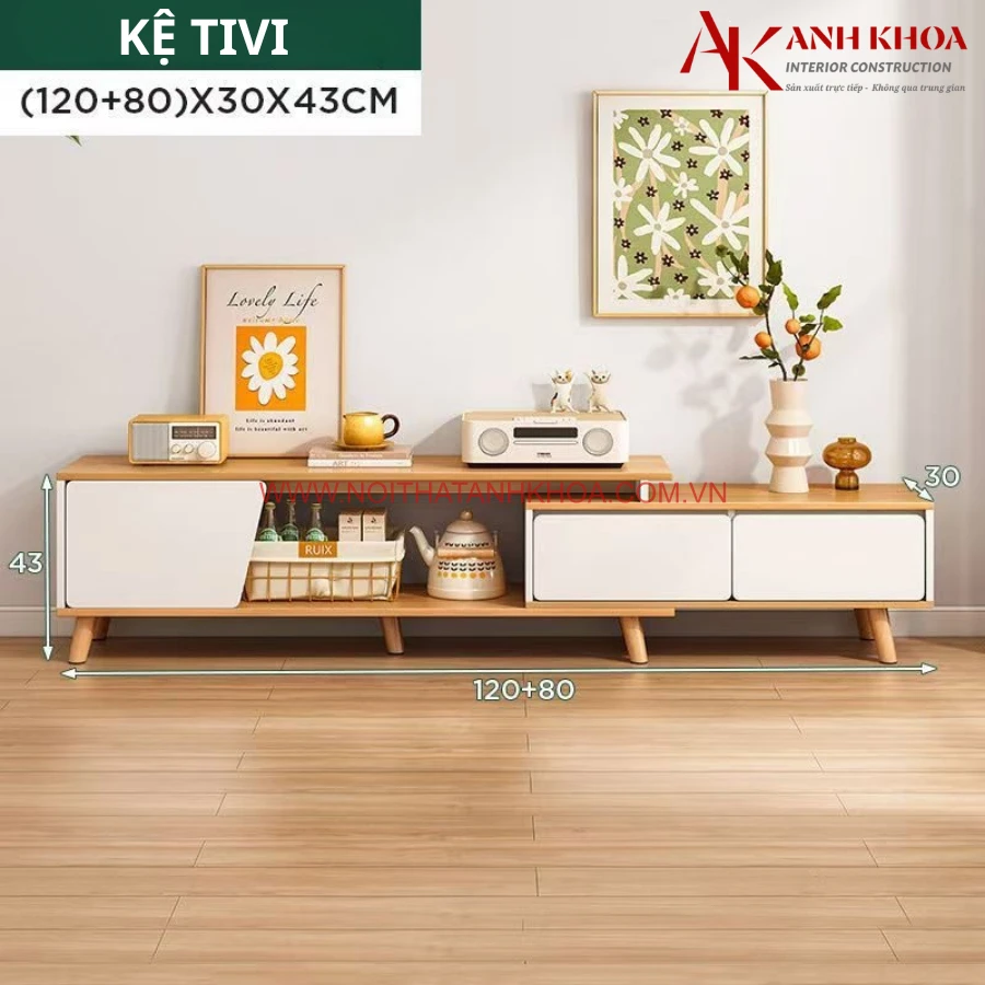 Kệ Tivi Hiện Đại Gỗ MDF Cao Cấp