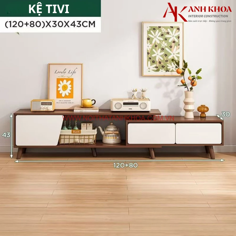 Kệ Tivi Hiện Đại Gỗ MDF Cao Cấp