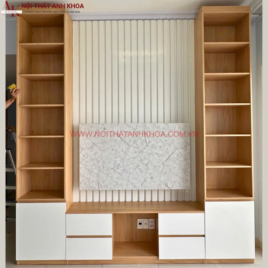 Kệ Tivi Kết Hợp Tủ Rượu Thiết Kế Đẹp Hiện Đại
