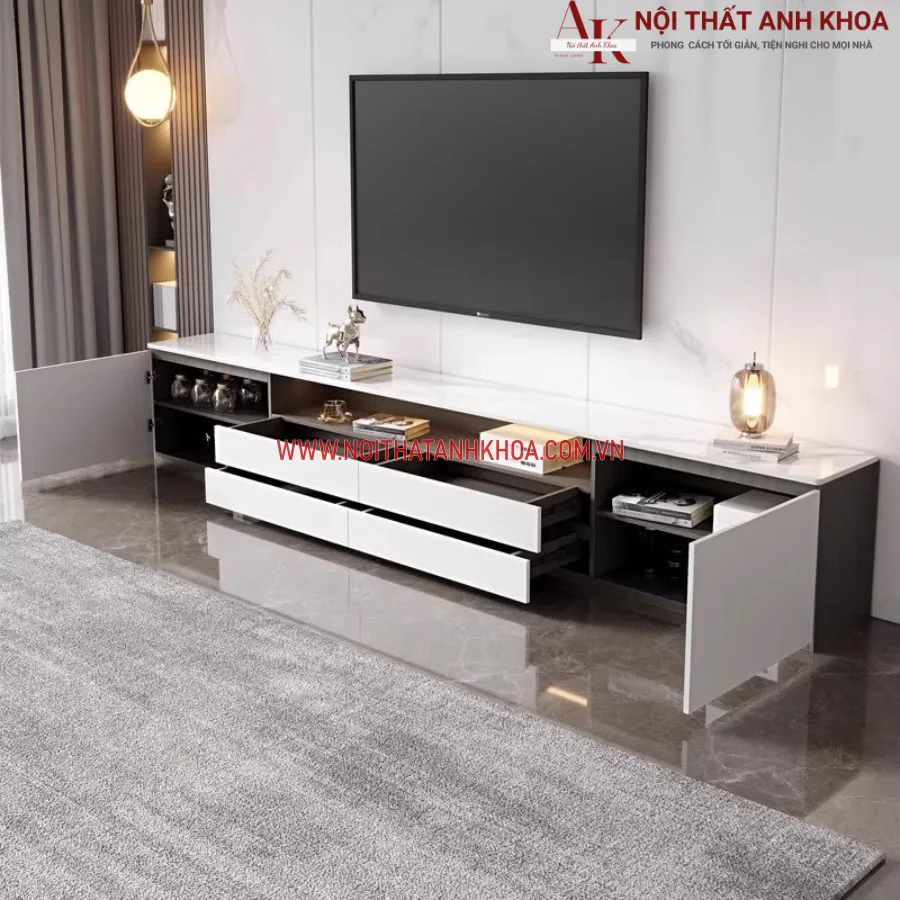 Kệ Tivi Phòng Khách Đẹp Đơn Giản