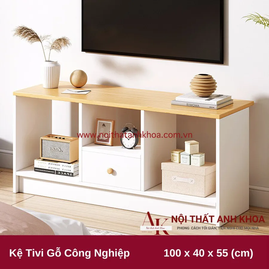 Kệ Tivi Phòng Khách Gỗ Công Nghiệp Đẹp Giá Tốt