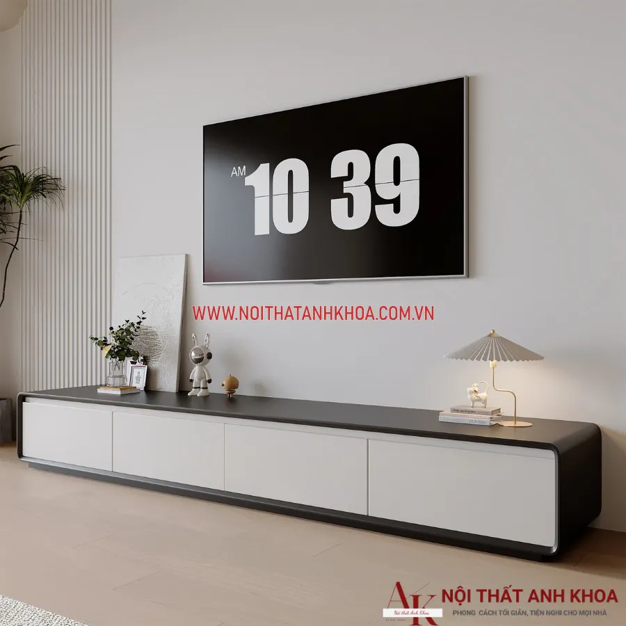 Kệ Tivi Phòng Khách Gỗ Công Nghiệp Đẹp Hiện Đại