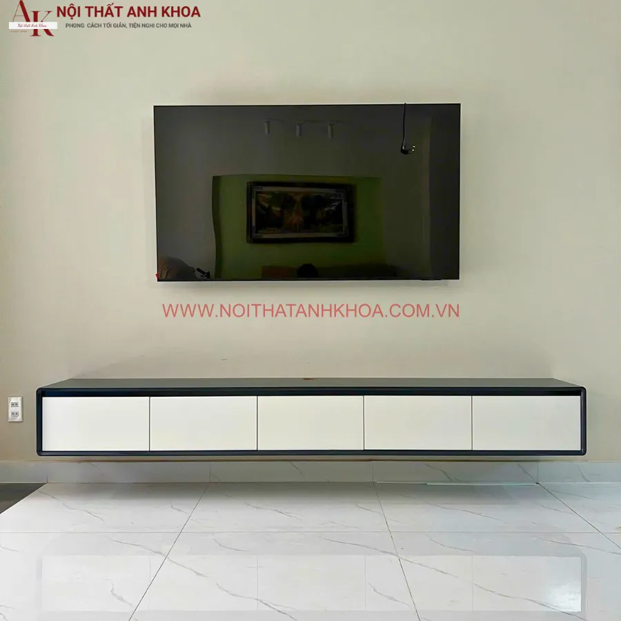 Kệ Tivi Phòng Khách Gỗ Công Nghiệp Đẹp Hiện Đại