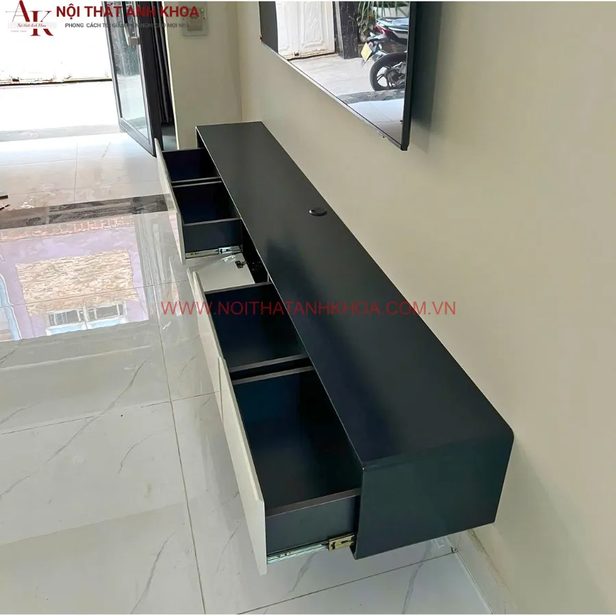 Kệ Tivi Phòng Khách Gỗ Công Nghiệp Đẹp Hiện Đại