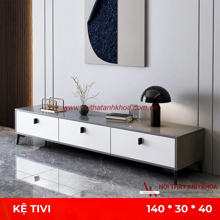 Kệ Tivi Phòng Khách Gỗ Công Nghiệp MDF Phủ Melamine Đẹp Hiện Đại Giá Tốt