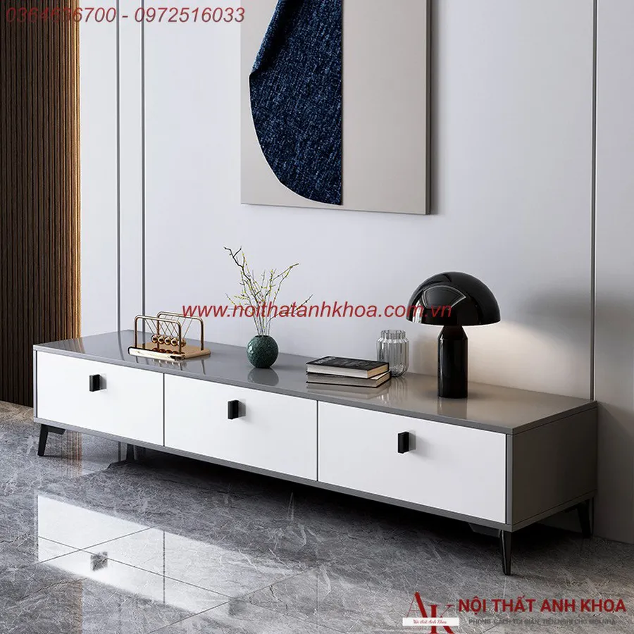 Kệ Tivi Phòng Khách Gỗ Công Nghiệp MDF Phủ Melamine Đẹp Hiện Đại Giá Tốt
