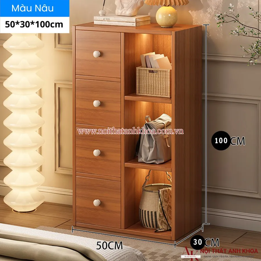 Kệ Trang Trí Gỗ Công Nghiệp MDF Nhỏ Đẹp Giá Tốt