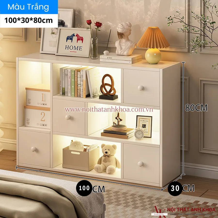 Kệ Trang Trí Gỗ MDF Nhiều Mẫu Tiện Lợi Giá Tốt