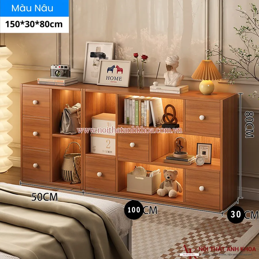 Kệ Trang Trí Gỗ MDF Nhiều Mẫu Tiện Lợi Giá Tốt