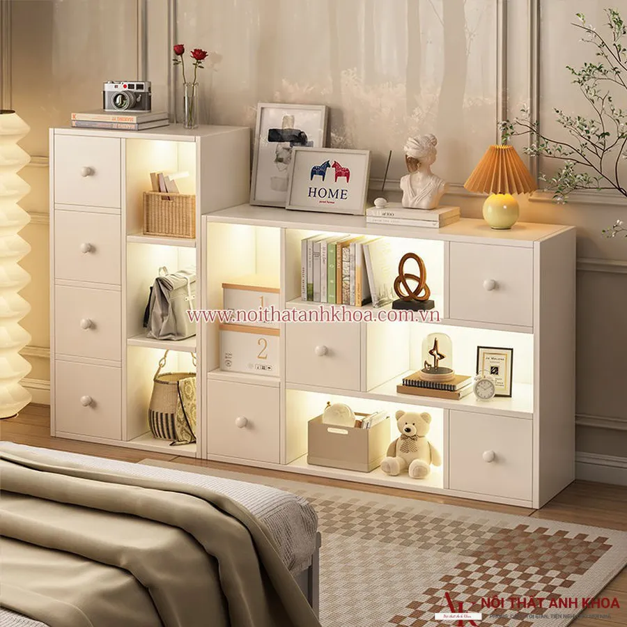 Kệ Trang Trí Gỗ MDF Nhiều Mẫu Tiện Lợi Giá Tốt