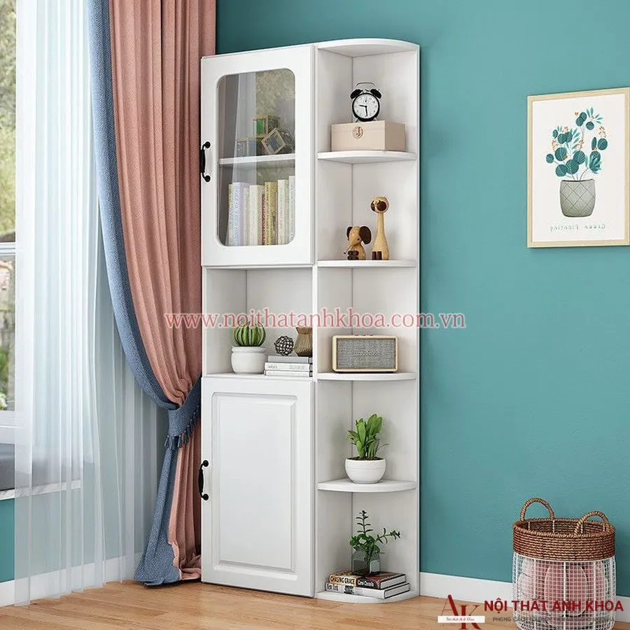 Kệ Trang Trí Phòng Khách Đa Năng Gỗ Công Nghiệp