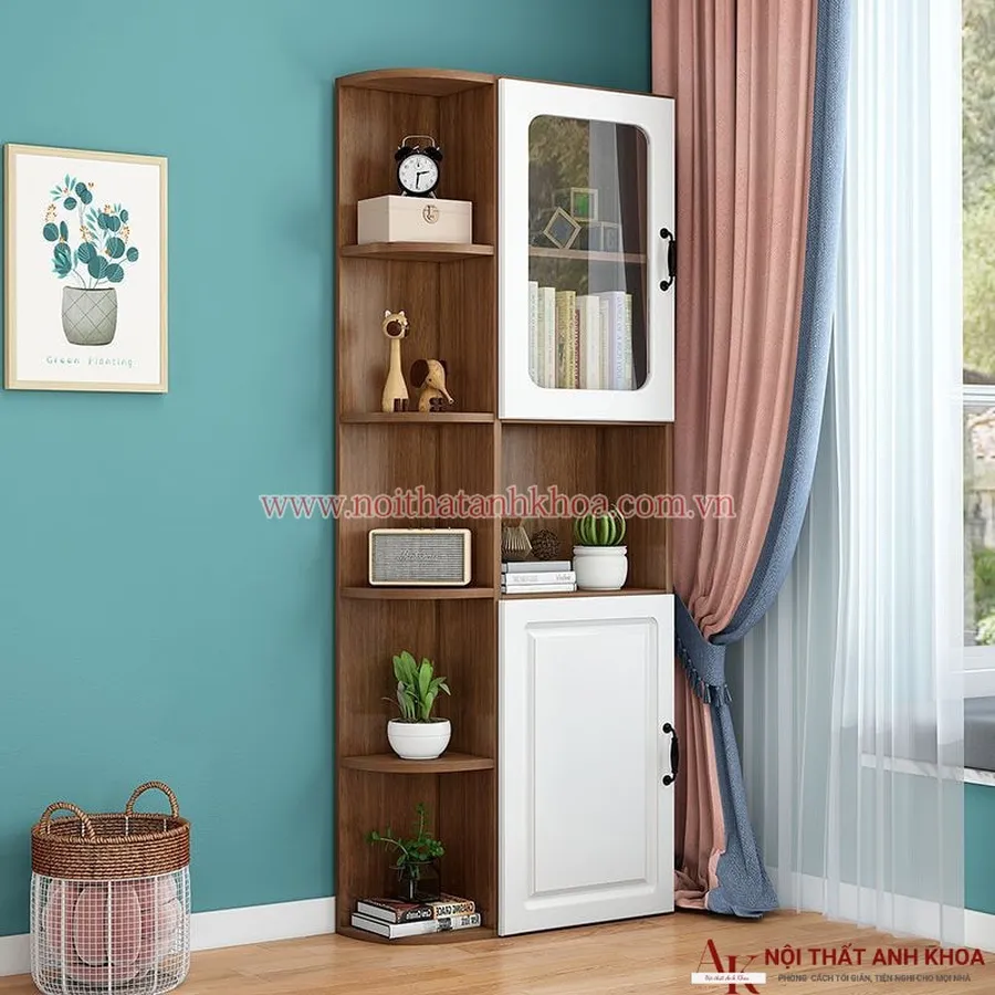 Kệ Trang Trí Phòng Khách Đa Năng Gỗ Công Nghiệp