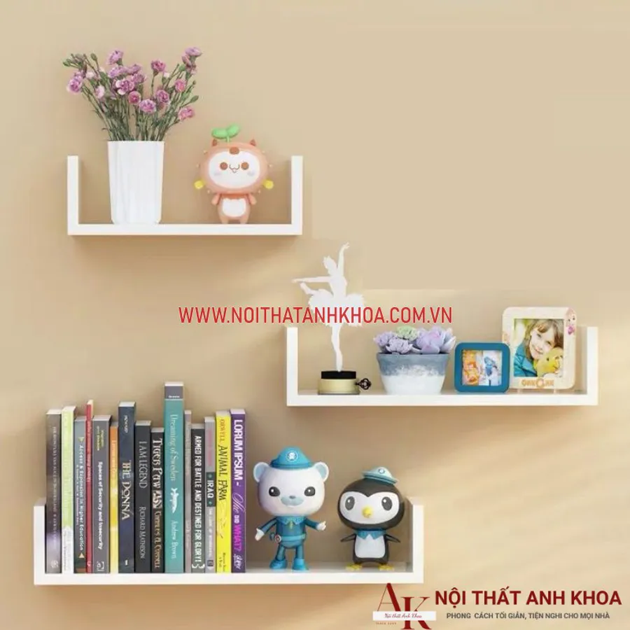 Kệ Treo Đơn Giản Gỗ Công Nghiệp Đẹp Giá Rẻ