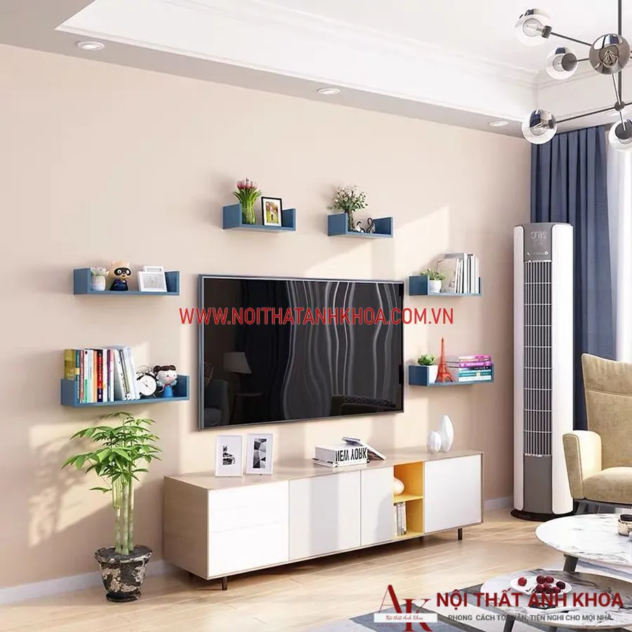 Kệ Treo Đơn Giản Gỗ Công Nghiệp Đẹp Giá Rẻ