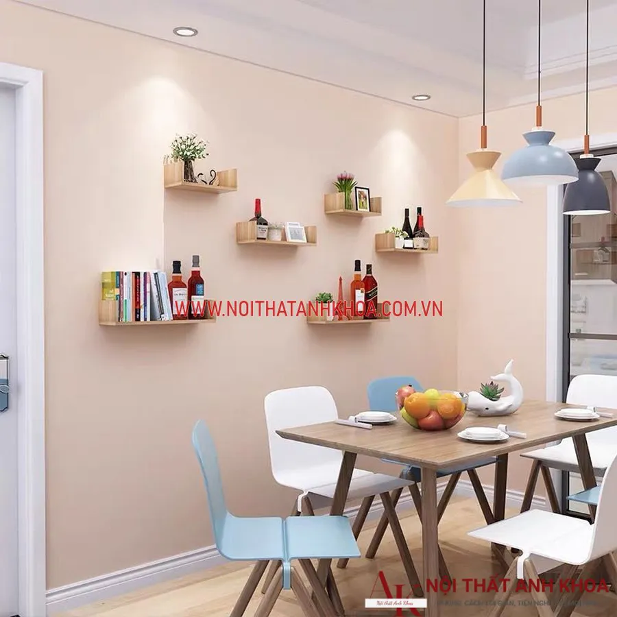 Kệ Treo Đơn Giản Gỗ Công Nghiệp Đẹp Giá Rẻ