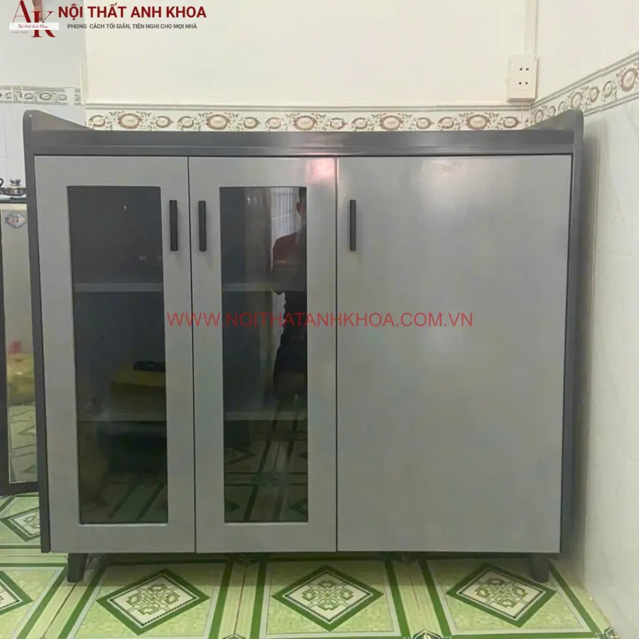 Kệ Tủ Chén Bếp Gỗ Công Nghiệp MDF Cao Cấp Hiện Đại Giá Rẻ
