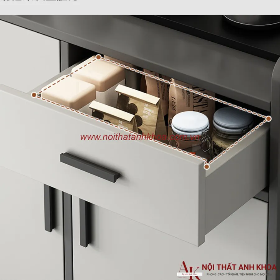 Kệ Tủ Chén Bếp Gỗ Công Nghiệp MDF Cao Cấp Hiện Đại Giá Rẻ