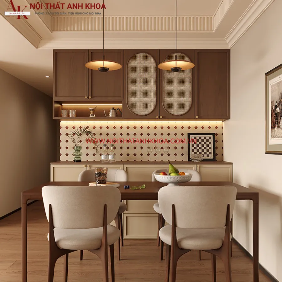 Kệ Tủ Chén Để Đồ Khô Gỗ Công Nghiệp