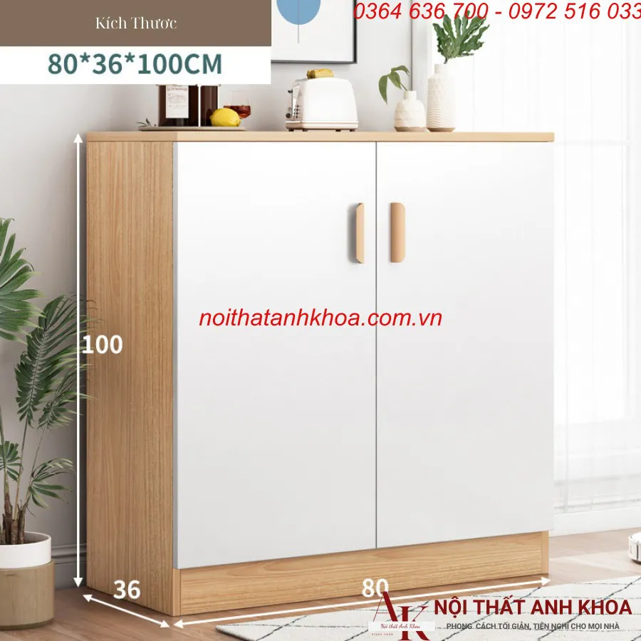 Kệ Tủ Đựng Chén Bát Gỗ Công Nghiệp Đẹp Giá Rẻ