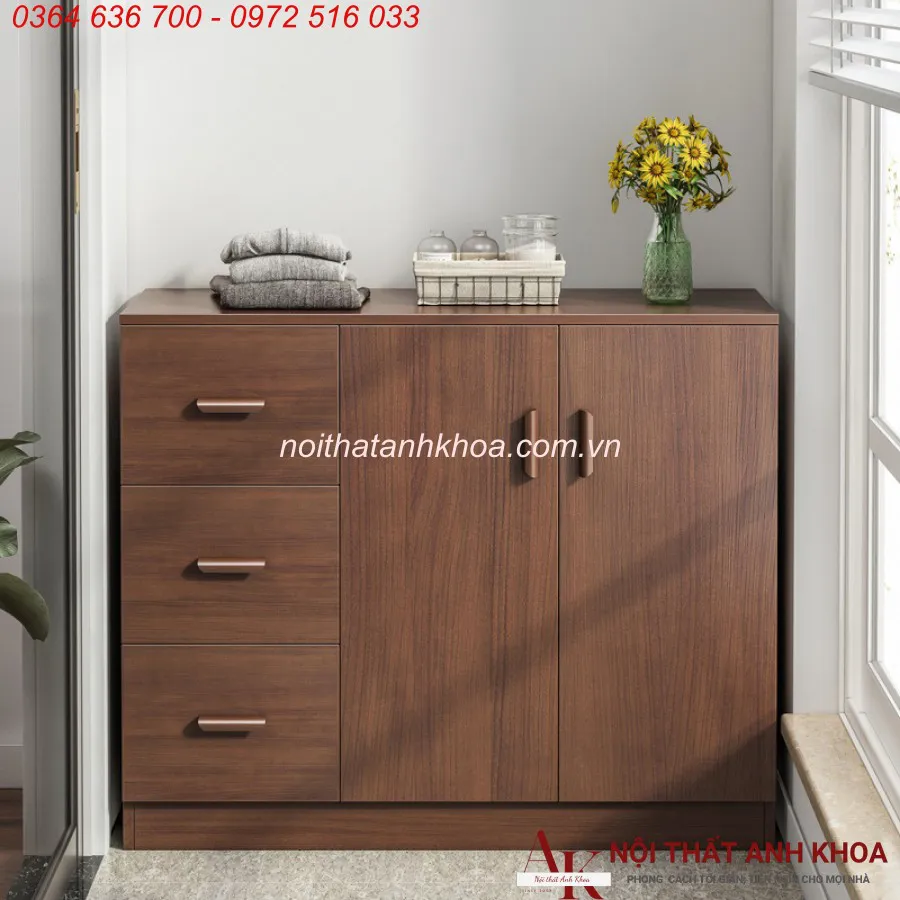 Kệ Tủ Đựng Chén Bát Gỗ Công Nghiệp Đẹp Giá Rẻ