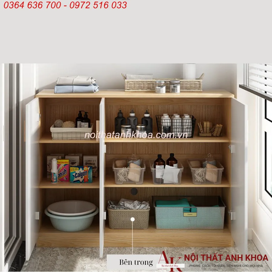 Kệ Tủ Đựng Chén Bát Gỗ Công Nghiệp Đẹp Giá Rẻ