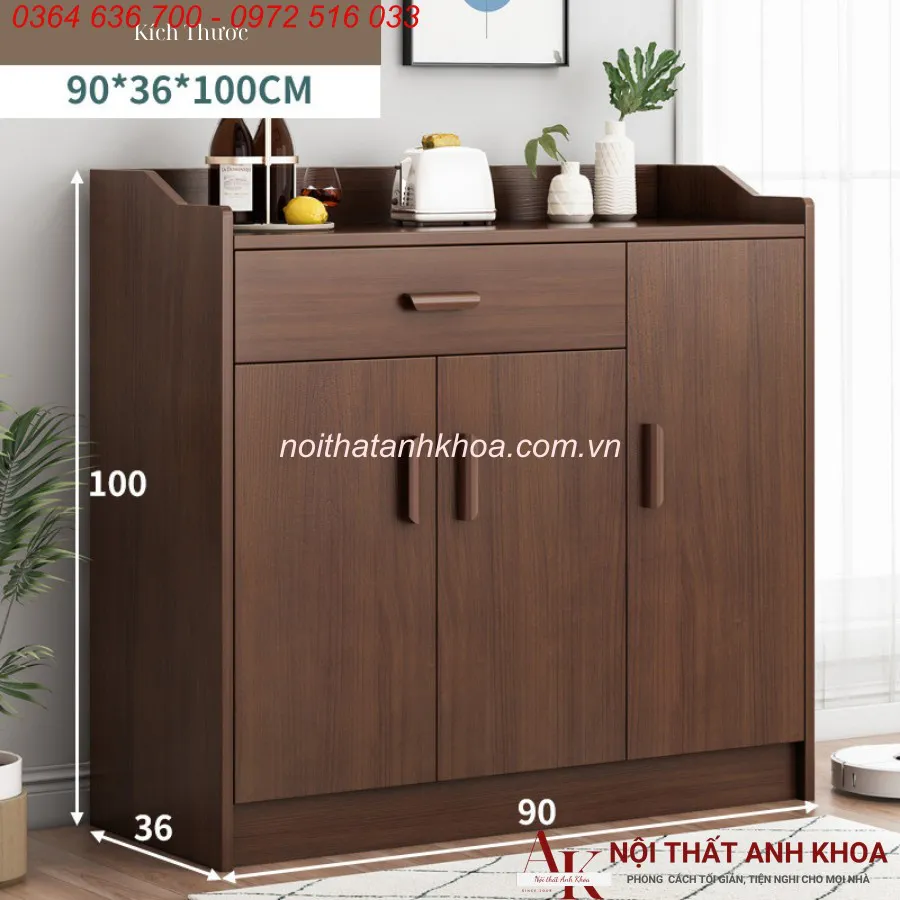 Kệ Tủ Đựng Chén Bát Gỗ Công Nghiệp Đẹp Giá Rẻ
