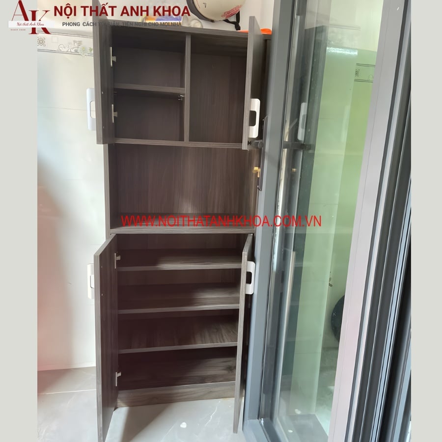 Tủ Giày Kịch Trần Gỗ MDF Đẹp Hiện Đại Giá Rẻ