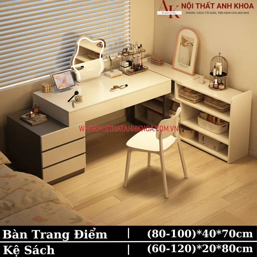 Mẫu Bàn Trang Điểm Phòng Ngủ Kiểu Dáng Hiện Đại Sang Trọng