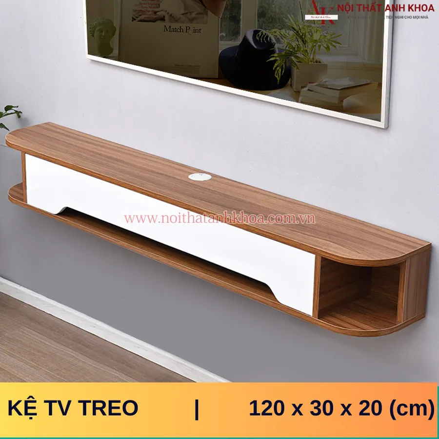 Mẫu Kệ Tivi Treo Tường Phòng Khách Hiện Đại Giá Rẻ