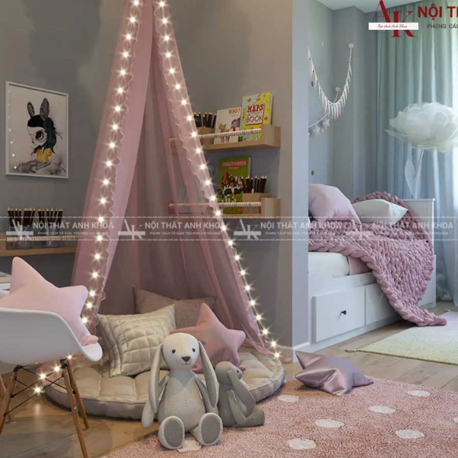 Mẫu Phòng Ngủ Cho Bé Đẹp Nổi Bật