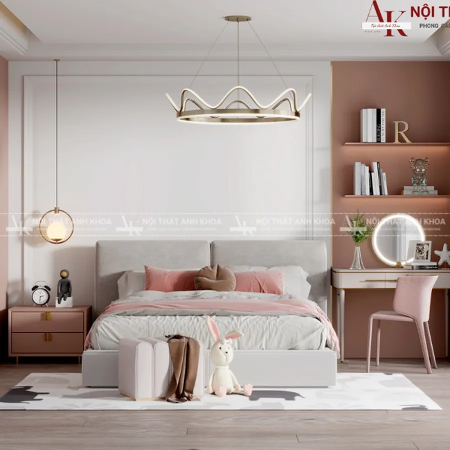 Mẫu Phòng Ngủ Công Chúa Cho Bé Gái