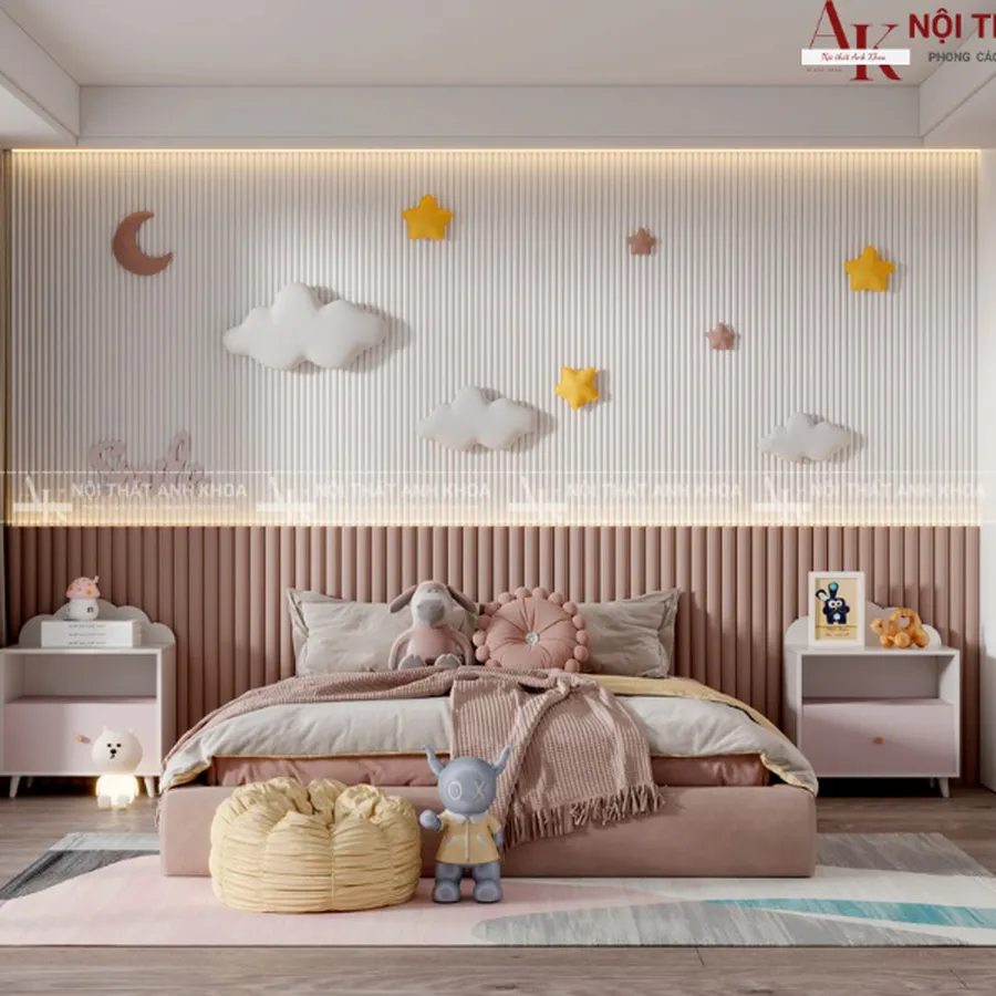 Mẫu Phòng Ngủ Công Chúa Cho Bé Gái