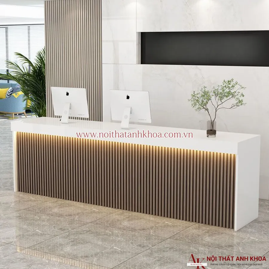 Mẫu Quầy Lễ Tân Văn Phòng Đẹp Hiện Đại Giá Rẻ