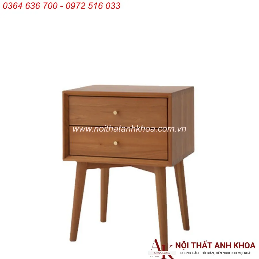 Mẫu Tab Đầu Giường Gỗ Ghép Tự Nhiên Giá Tốt