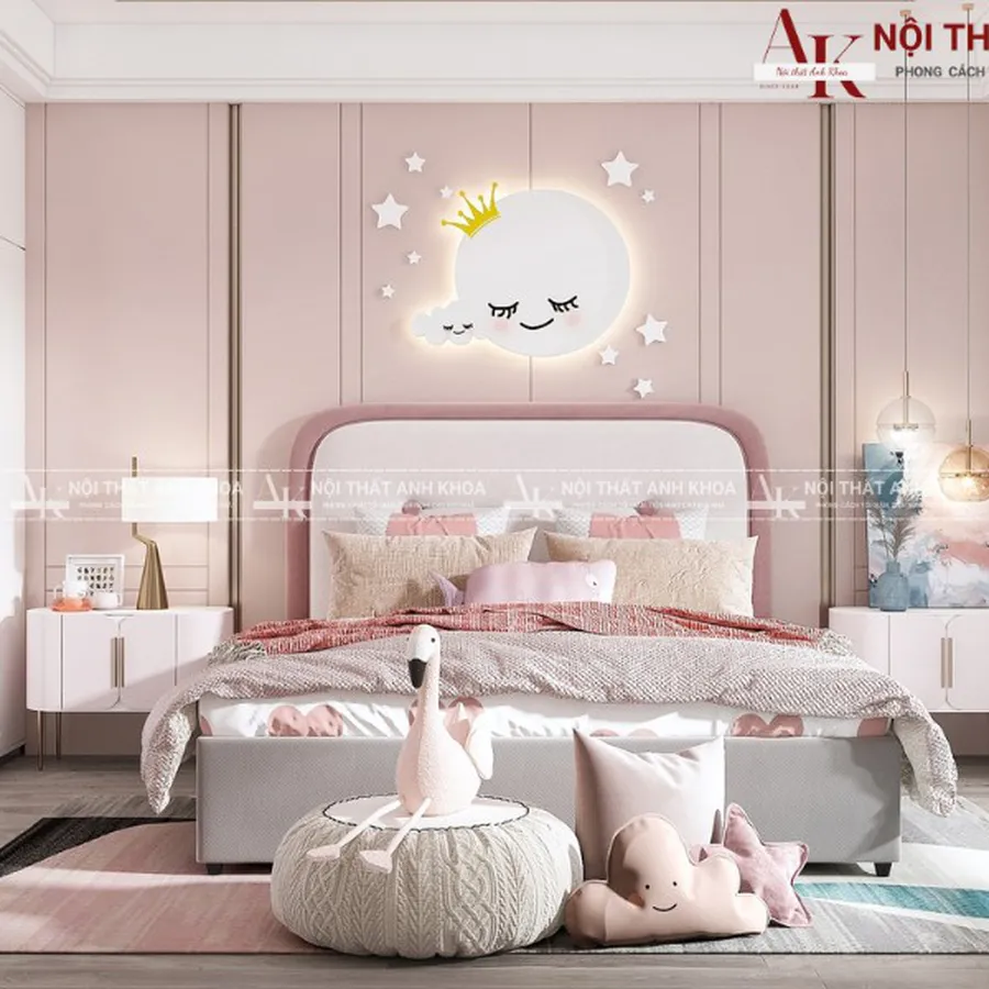 Mẫu Thiết Kế Phòng Ngủ Cho Bé Gái Đẹp Hoàn Hảo