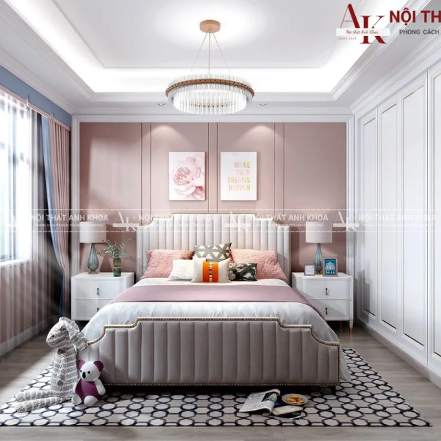 Mẫu Thiết Kế Phòng Ngủ Cho Bé Gái Đẹp Hoàn Hảo