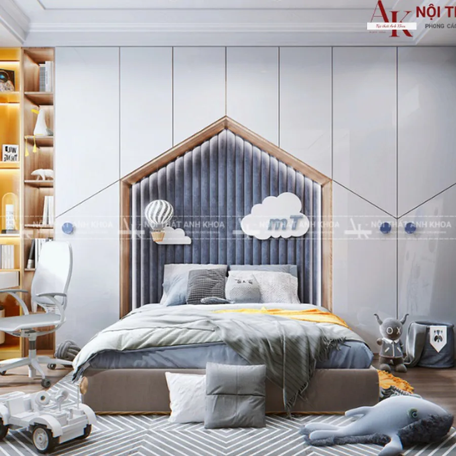 Mẫu Thiết Kế Phòng Ngủ Cho Bé Trai 15 Tuổi