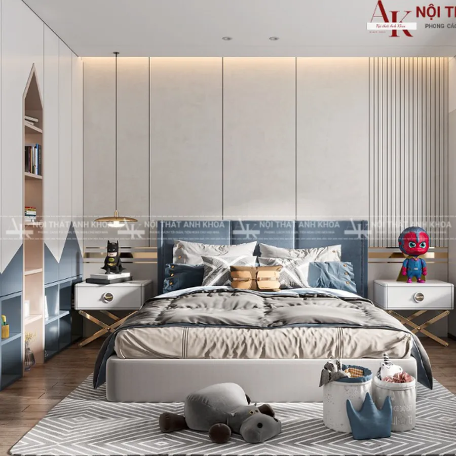 Mẫu Thiết Kế Phòng Ngủ Cho Bé Trai 15 Tuổi