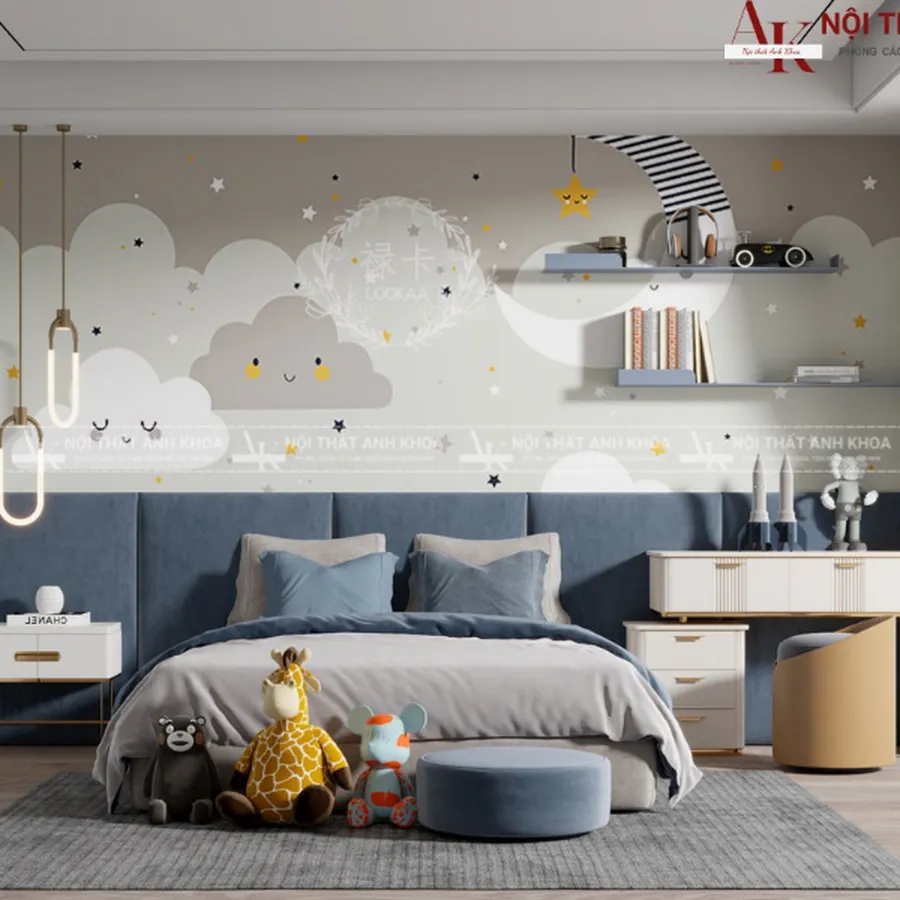 Mẫu Thiết Kế Phòng Ngủ Cho Bé Trai 15 Tuổi