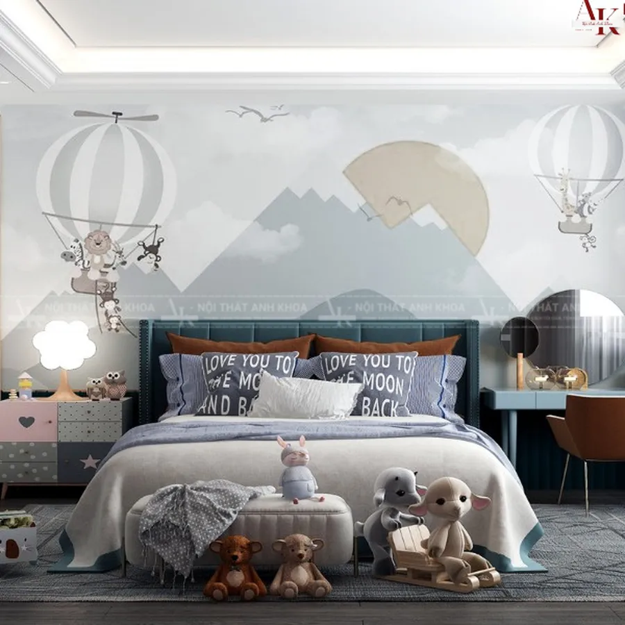 Mẫu Thiết Kế Phòng Ngủ Cho Bé Trai Sang Trọng