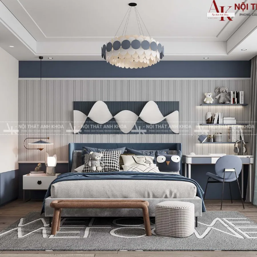 Mẫu Thiết Kế Phòng Ngủ Dành Cho Bé Trai Cao Cấp