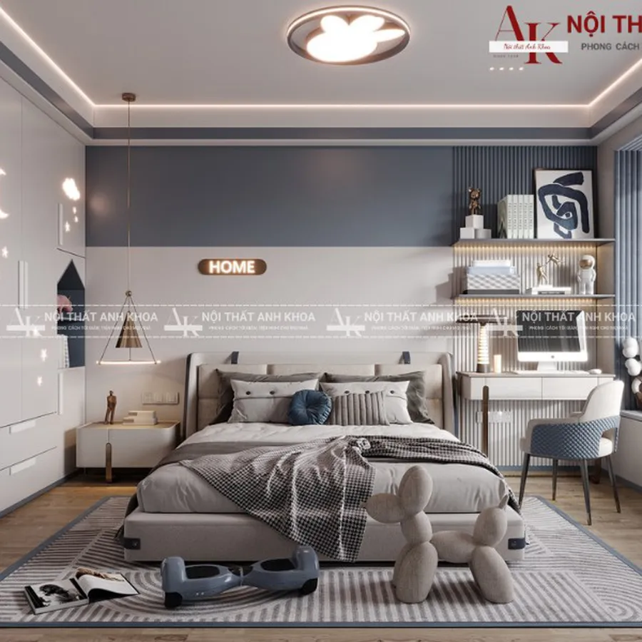 Mẫu Thiết Kế Phòng Ngủ Trẻ Em Đẹp Hiện Đại