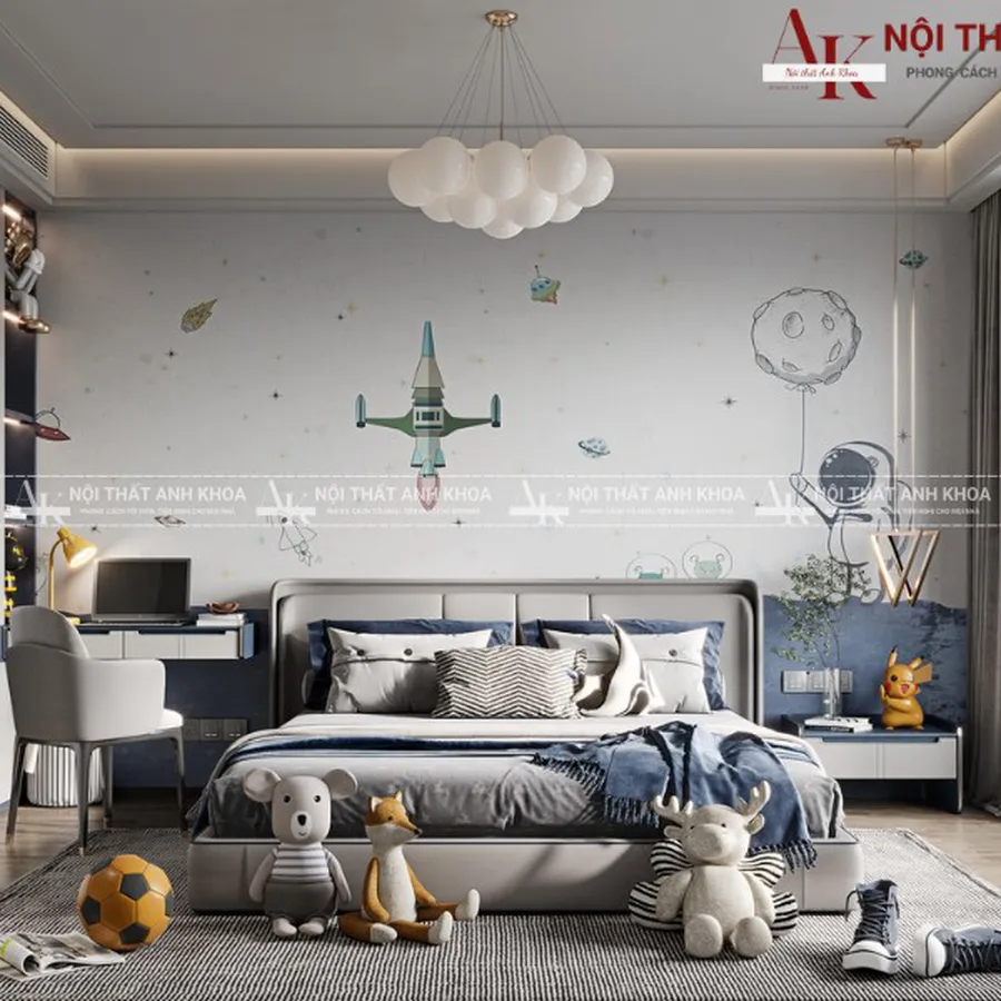 Mẫu Thiết Kế Phòng Ngủ Trẻ Em Đẹp Hiện Đại