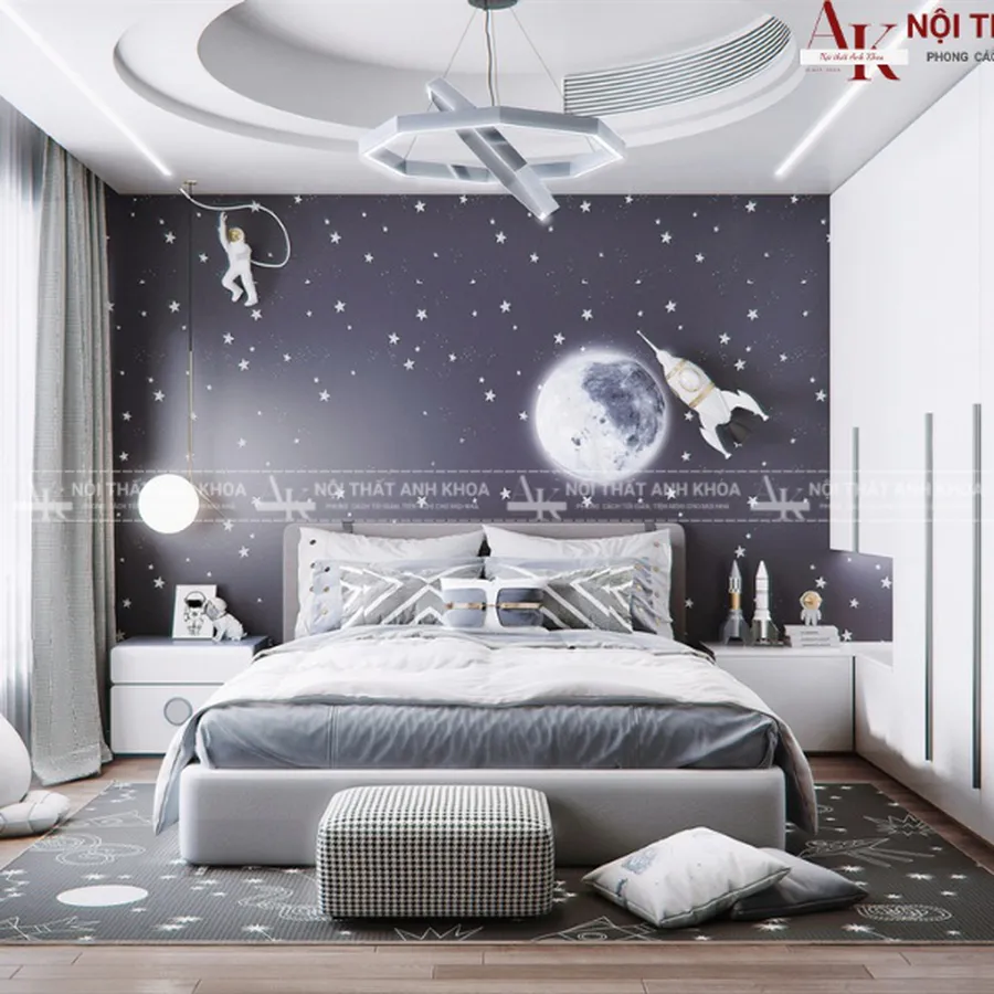 Mẫu Thiết Kế Phòng Ngủ Trẻ Em Đẹp Hiện Đại