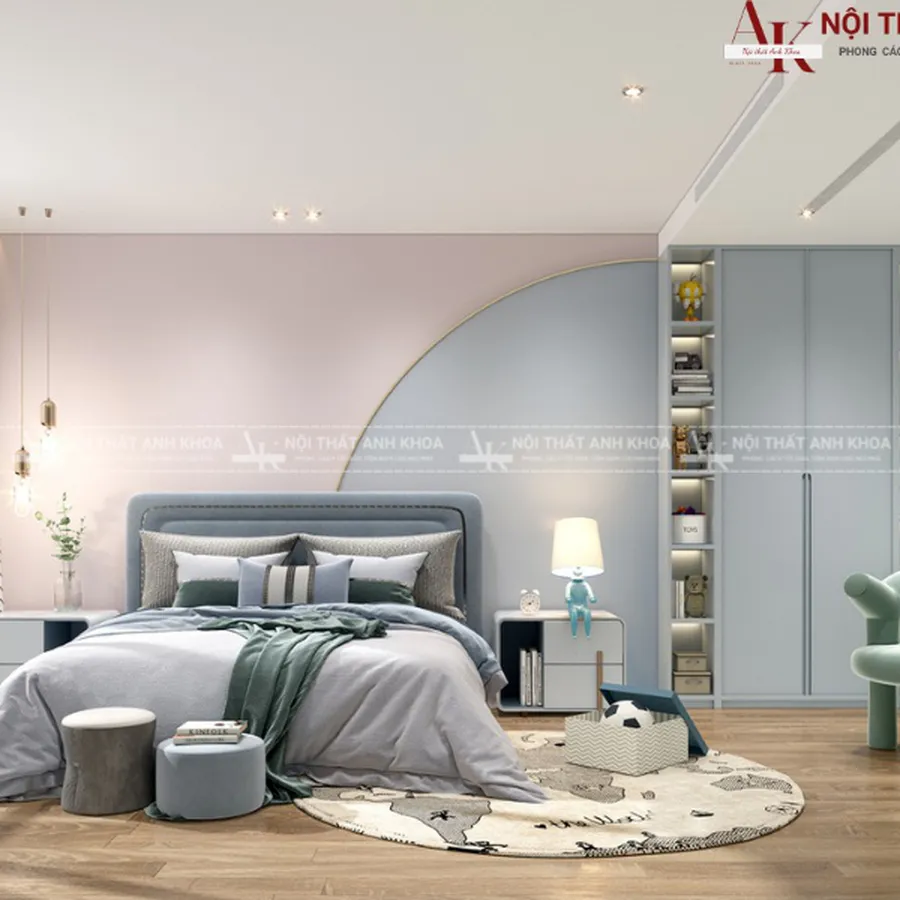 Mẫu Thiết Kế Phòng Ngủ Trẻ Em Đẹp Hiện Đại