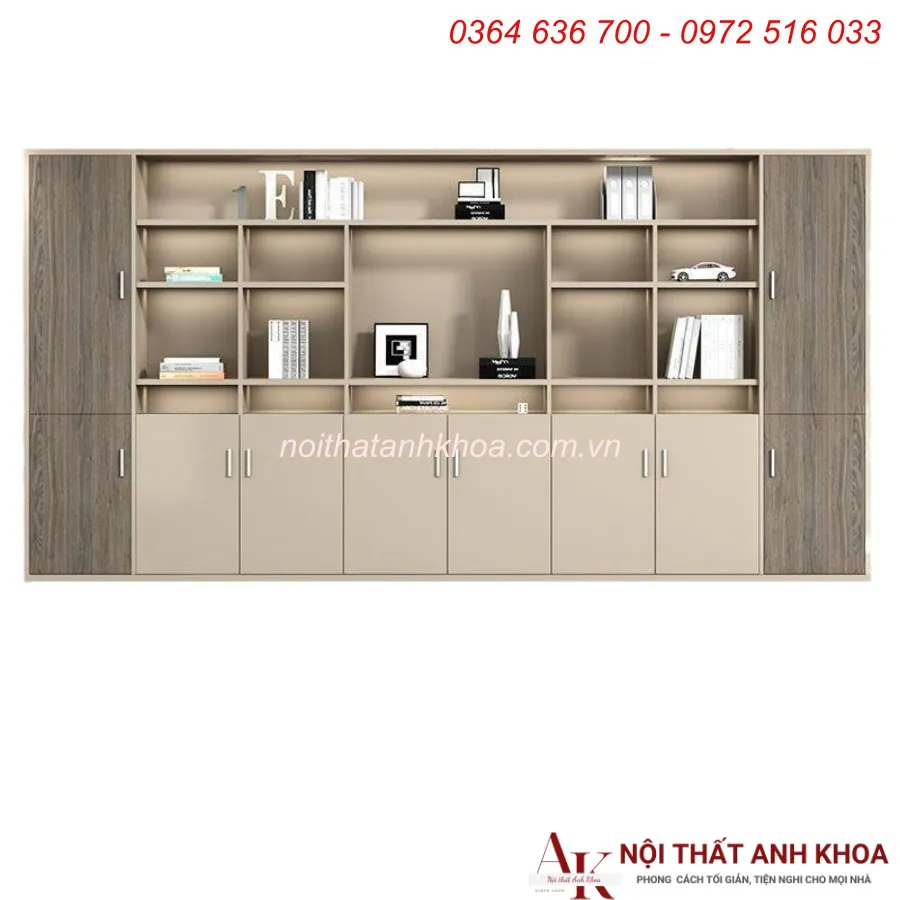 Mẫu Tủ Đựng Hồ Sơ Nhiều Ngăn Gỗ MDF Giá Rẻ