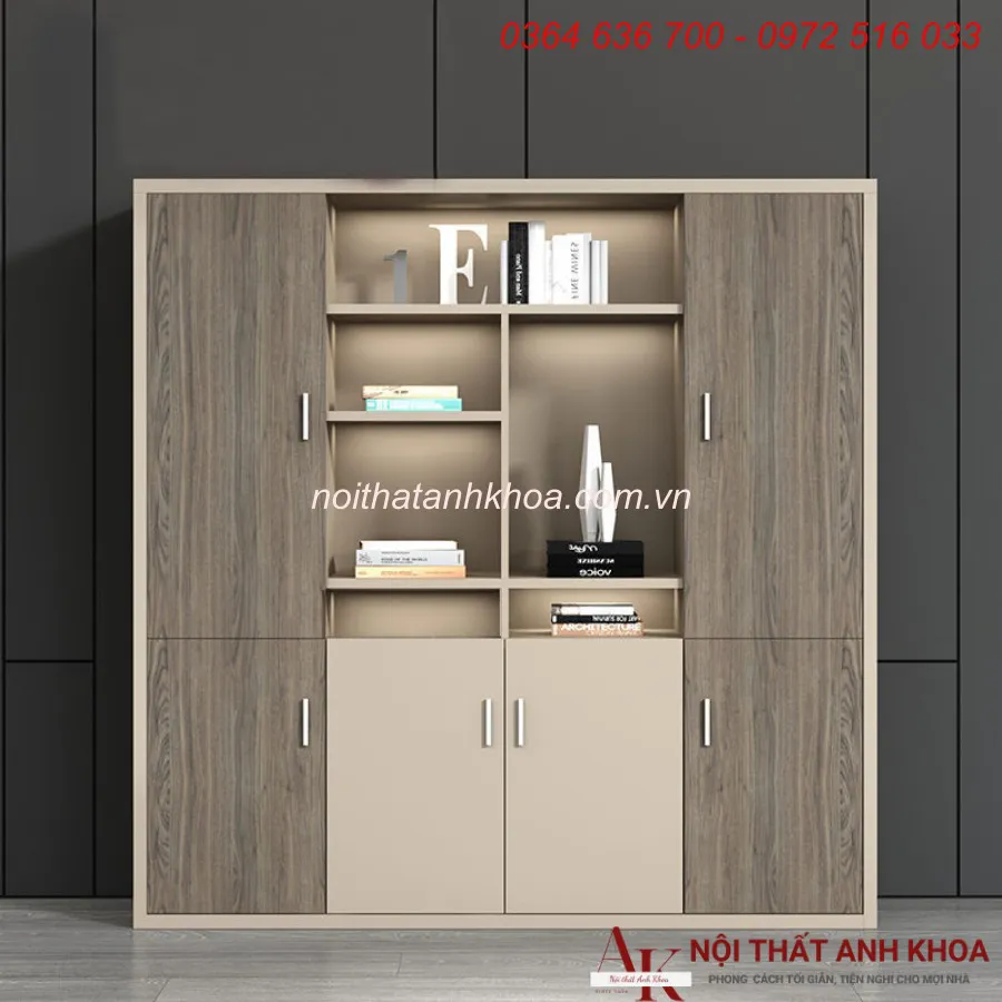 Mẫu Tủ Đựng Hồ Sơ Nhiều Ngăn Gỗ MDF Giá Rẻ
