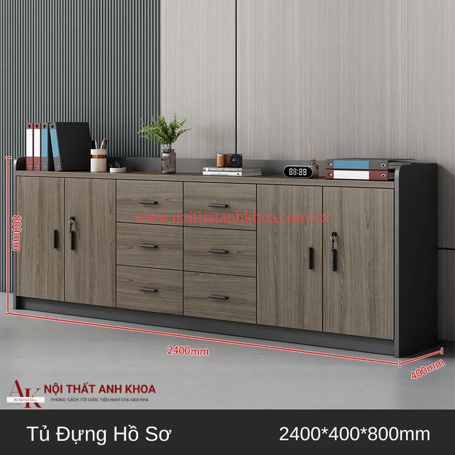 Mẫu Tủ Hồ Sơ Văn Phòng Gỗ Công Nghiệp Giá Tốt