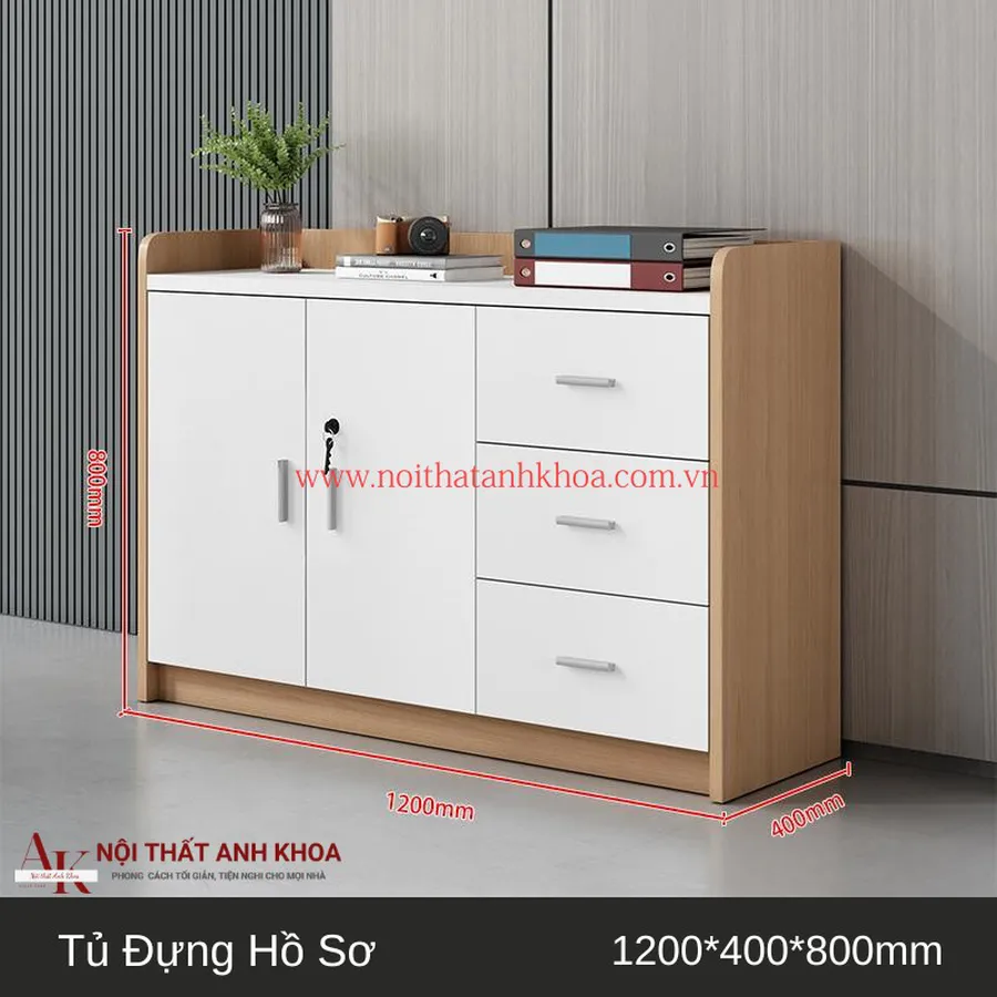 Mẫu Tủ Hồ Sơ Văn Phòng Gỗ Công Nghiệp Giá Tốt