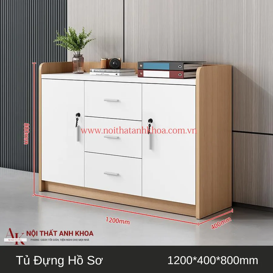 Mẫu Tủ Hồ Sơ Văn Phòng Gỗ Công Nghiệp Giá Tốt